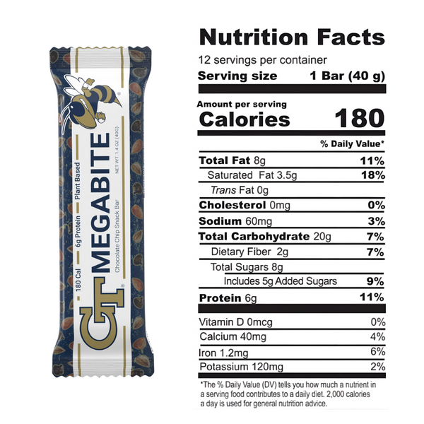 GT MEGABITE Bars 🍫 12X (1.4oz) Bars!